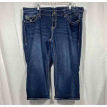 Vigoss Jeans The New York Capri Plus size 24 Women Embroidered - £14.23 GBP