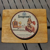 Vintage 1933 Seagram&#39;s Crown Royal Maple Blended Whiskey Porcelain Gas-Oil Sign - £100.16 GBP