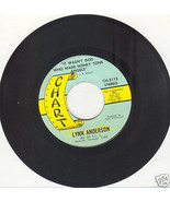 LYNN ANDERSON 45 It Wasn&#39;t God Who Made Honky Tonk... - $75.06 MXN