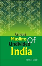 Great Muslims of Undivided India [Hardcover] - £20.42 GBP