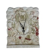 Wanduhr Zwölf Griechisch Römisch Olympische Götter Skulptur Steinguss 9,44 Zoll - $1,397.95 MXN