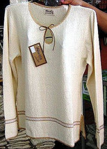 White longsleve Shirt, ecological pima cotton  - $61.60 CAD