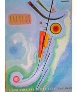 Kandinsky - Primavera Abbey - Original Poster - Gallimard - Rare - 2023 - £136.59 GBP