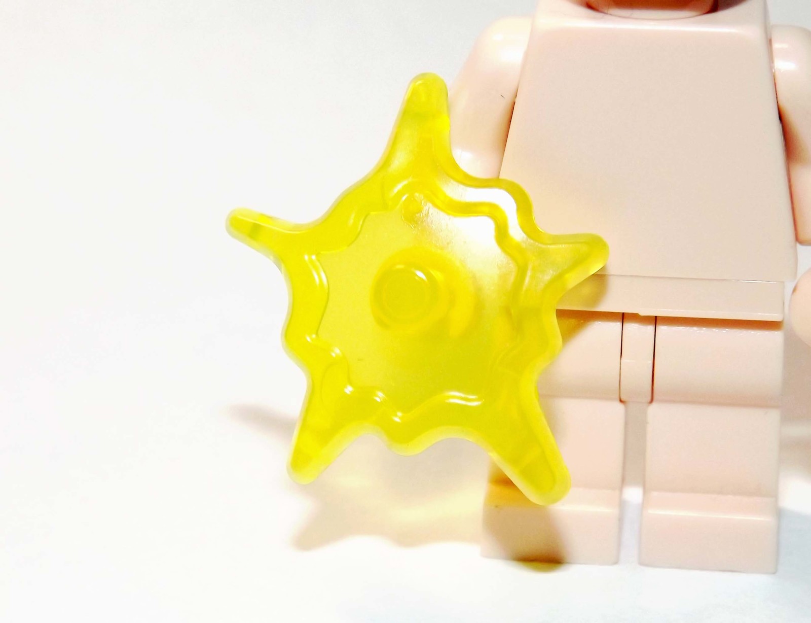 Single Sale Hand power element Weapon Yellow for minifigure Block Toys - $0.66