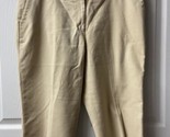 Ann Taylor Loft Julie Size 12 Cropped Pants Tan - $20.58