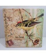 Artsy Canvas Artwork Square Postcard Bird Springtime Wall Hanging Home D... - £14.44 GBP