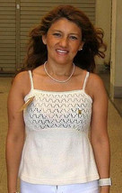 White sleeveless top,ecological pima cotton  - $38.33 CAD