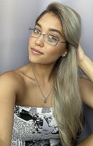 Vintage Silhouette SP97 6075 51mm Clear Blue Women&#39;s Eyeglasses - $32.99