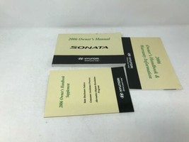 2006 Hyundai Sonata Owners Manual Case Handbook OEM G01B53007 - $26.99