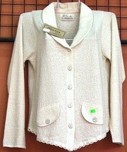 White longsleeve Blouse,ecological pima cotton  - $61.60 CAD