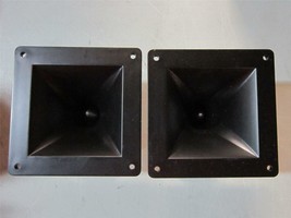 New (2) 4.5In X 4.5" Horn Tweeter Speaker Pair.Pa.Dj.Pro Audio.8 Ohm.4-1/2".150W - £99.93 GBP