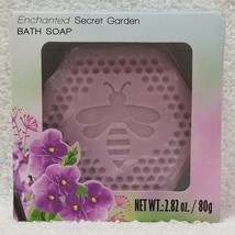 Floral Breeze ENCHANTED SECRET GARDEN Bath Soap Bar Bee Wal-Mart 2.82 oz... - £7.90 GBP