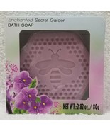 Floral Breeze ENCHANTED SECRET GARDEN Bath Soap Bar Bee Wal-Mart 2.82 oz... - £7.77 GBP