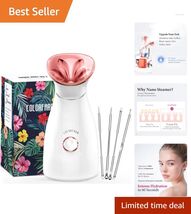 Professional-Quality Nano Ionic Facial Steamer - Gentle &amp; Effective for ... - $74.20