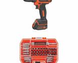 BLACK+DECKER 12V MAX Cordless Drill/Driver (BDCDD12C) - $71.80