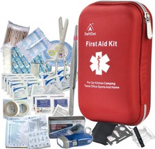 163 Pieces First Aid Kit Waterproof IFAK Molle System Portable Essential... - £27.32 GBP