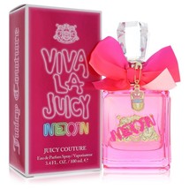 Viva La Juicy Neon Perfume By Juicy Couture Eau De Parfum Spray 3.4 oz - £51.14 GBP