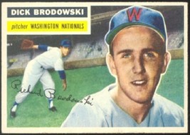 Washington Nationals Dick Brodowski 1956 Topps #157 ex/em  ! - £6.91 GBP