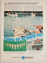 1968 Print Ad Chrysler Fishing Outboard Motors 10 Models Shown - £12.04 GBP