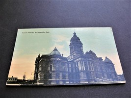 Court House, Evansville, Indiana -1900s Unposted Postcard. RARE. - £9.09 GBP