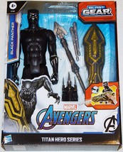 Black Panther Marvel Avengers Titan Hero Series Action Figure 2019 Hasbr... - $21.28