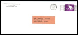 1965 US Cover - First New England Securities, Southbridge, Massachusetts G9 - $2.96