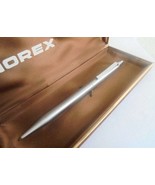 NOREX Ball pen in steel Original in it&#39;s gift box Collector desk pen Gra... - $20.00