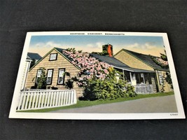 Heartsease, Siasconset, Massachusetts ~Unposted 1940s Linen Era Postcard. - £11.33 GBP