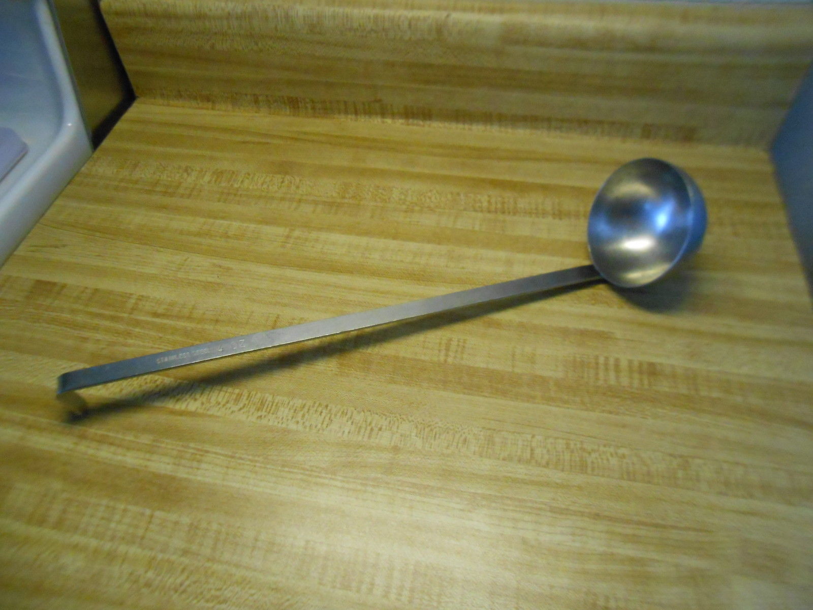 stainless steel ladle ~ 4oz size ladle NSF 14 inches long - $14.65