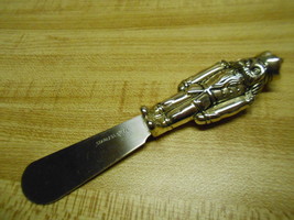 nutcracker knife 5&quot; stainless steel butter knife or cheese knife with nu... - £10.15 GBP