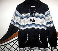 Hooded sweater, made of Alpacawool - $116.00