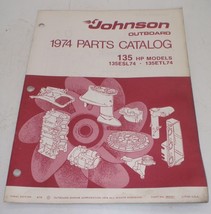 1974 Johnson Outboard Parts Catalog 135 HP - $16.98