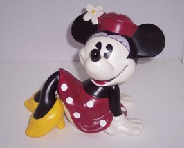 Disney Minnie Mouse Bank Sitting Ceramic Coin Money Enesco  Retired - $59.95