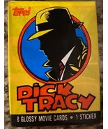 1990 Movie : Dick Tracy (the MOVIE) - Topps *UNOPENED* Trading Card pack  - $19.19 CAD