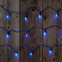 UltraLED Battery Operated Frosted Twinkle Light String, Blue - £7.78 GBP