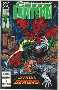 Green Lantern Comic Book #2 Third Series DC Comics 1990 VERY FINE- - $2.75