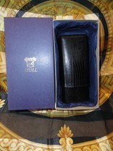 Andre Garcia Rugato Black  Lizard Skin  leather cigar case - $85.00