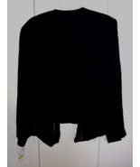 NINE WEST LADIES BLACK OPEN-FRONT LINED DRESSY JACKET-24W-NWT-$149.ORIG-... - £35.30 GBP