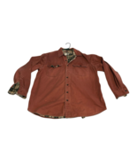 LL Bean Red Light Russet Cotton Shirt Rugged Distressed Size Large Men S... - €47,31 EUR