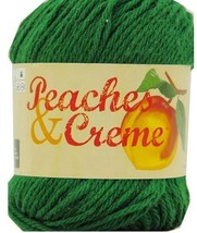 Peaches &amp; Creme Solid 4 Medium Cotton Yarn, Various Colors Price Per Ske... - $4.99