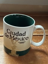 Large Starbucks Coffee Cuidad de Mexico City Collector Series Ceramic Coffee Cup - £11.71 GBP