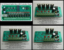 1 to10 Channel Light Show LED Programmable Controller Chaser PIC microco... - £17.78 GBP+