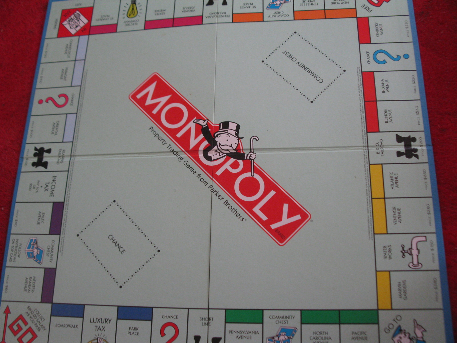 2004 Monopoly Board Game Piece: the Game Board - £3.93 GBP