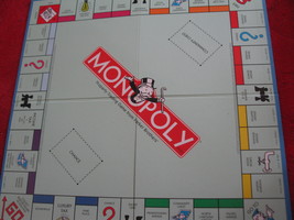 2004 Monopoly Board Game Piece: the Game Board - $5.00
