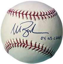 Mark Bellhorn signed Official Rawlings Major League Baseball 04 WS Champs- COA ( - £47.50 GBP
