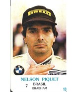 ⭕VTG Formula 1 NELSON PIQUET pocket calendar 1986 F1 pilot - €8,65 EUR