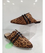 Funky Monkey Leopard Mules Slip-On Shoes - Womens Size 9 | 9043 AW - £12.31 GBP