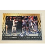 9/50! Brock Bowers/Stetson Bennett Gold Dual Auto RC UGA Bulldogs 2 TIME... - $136.95 CAD