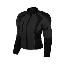 Womens Advanced 3-Season CE Armor Black Mesh Motorcycle Jacket - £81.57 GBP+