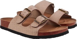 Skechers Womens Two Strap Sandal,Taupe,7 - £39.28 GBP